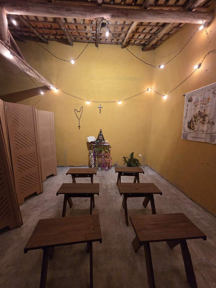 Espaço Alma Peregrina, cantinho de oração